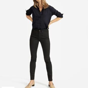 Everlane Women’s Black The Mid-Rise Skinny Denim Jeans Size 26 Ankle
